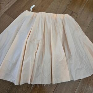 Tia Cibani Kids Crushed Pleated Twirl Skirt Russet Peach 3/4 Lace Purple Tier